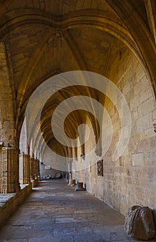 Courtyard of Cathedral of Saint Nazaire, Beziers