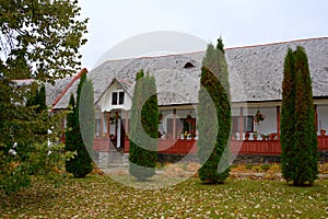 Courtyard of Cheia monastery