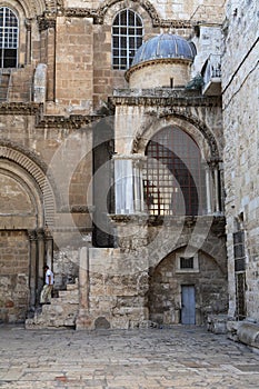 Courtyard, Church of the Holy Sepulchre photo