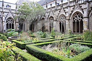 Courtyard of the Dom Church, Utrecht, Holland