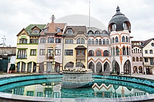 Courtyard of Europe in Komarno, Slovakia