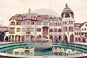 Courtyard of Europe in Komarno, Slovakia