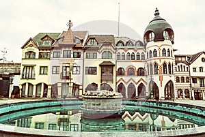 Courtyard of Europe is the name for the unique architectural work of the architects from the Atelier Europe in Komarno.