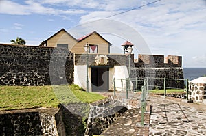 Courtyard Fort Oranje Oranjestad Sint Eustatius