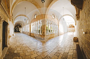 Courtyard of Franciscan Church and Monastery, Dubrovnik, Croatia