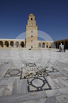 Courtyard of the Great Mosque of Kairouan