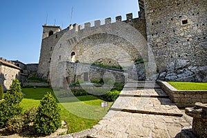 Courtyard in Guaita Tower