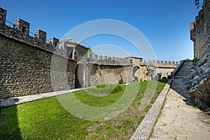 Courtyard in Guaita Tower