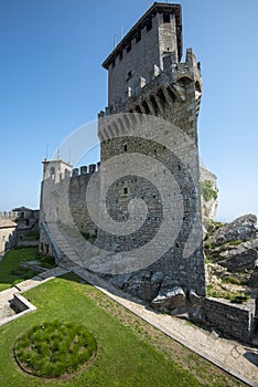 Courtyard in Guaita Tower