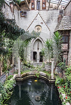 Courtyard of Hammond Castle
