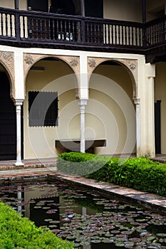 Courtyard of home of Chapiz (Casa del Chapiz). Granada photo