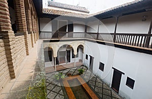 Courtyard of home of Hernan Lopez el Feri. Granada, Spain