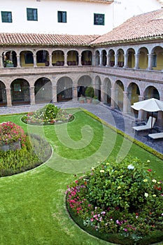 Courtyard of Hotel Monasterio  830143 photo
