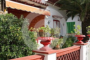 Courtyard, house, mallorca,