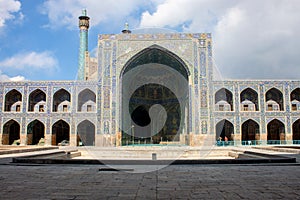Courtyard of Imam Mosque in Isfahan