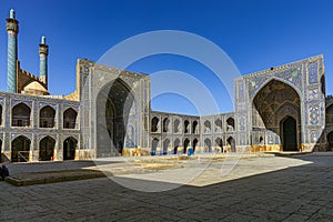 Courtyard of Imam Mosque, Isfahan, Iran photo