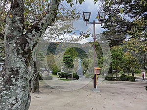 Courtyard of Iwakuni, Japan