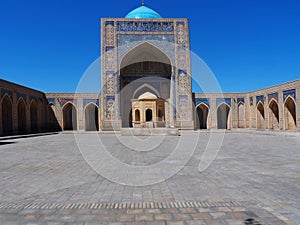 Courtyard of Kalyan Mosque in Bukhara, Uzbekistan