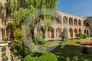 Courtyard of Kulkedash Ko'kaldosh Madrasa in Tashkent, Uzbekist