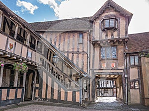 Courtyard at the Lord Leycester hospital