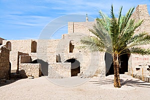 Courtyard of medieval Mamluks fort in Aqaba photo