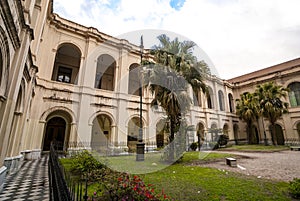 Courtyard of the monastery and church, Manzana Jesuitica, Cordoba, Argentina photo