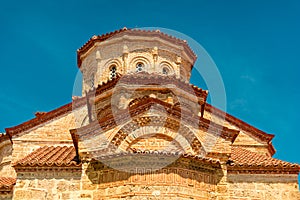 The courtyard the monastery of Meteora