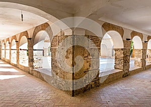 Courtyard at the Monastery Virgin Del Saliente photo