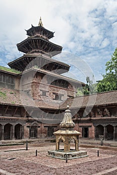 Courtyard of Mul Chowk, in the Patan Royal Palace Complex in Patan Durbar Square - Lalitpur, Nepal
