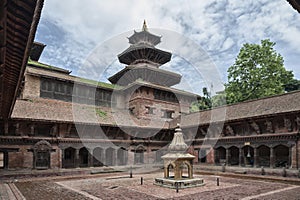 Courtyard of Mul Chowk, in the Patan Royal Palace Complex in Patan Durbar Square - Lalitpur, Nepal photo