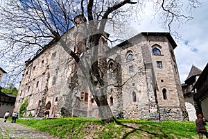 Courtyard of the Old castle in Banska Stiavnica