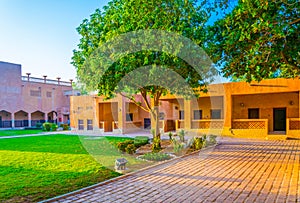 Courtyard of the old palace museum in Al Ain, UAE