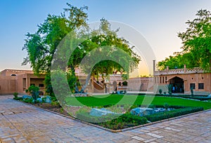 Courtyard of the old palace museum in Al Ain, UAE