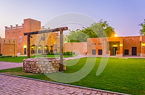 Courtyard of the old palace museum in Al Ain, UAE