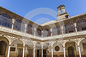 Courtyard of the old university of Baeza