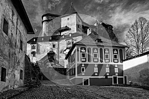 Courtyard at Orava castle, Slovakia