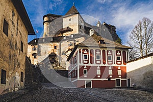 Courtyard at Orava castle, Slovakia