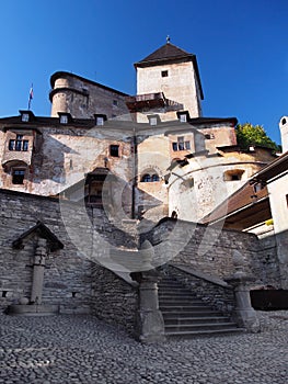 Courtyard of Orava Castle, Slovakia