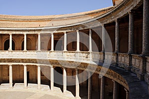 Courtyard of the Palace of Charles V, Alhambra