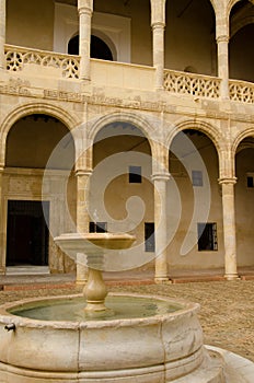 Courtyard of the palace of the Enriquez de Ribera family