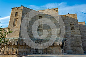 Courtyard of the Palace of the Shirvanshahs in Baku, Azerbaijan