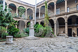 Courtyard of Palacio de los Capitanes Generales in Old Havana, Cuba