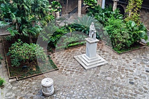 Courtyard of Palacio de los Capitanes Generales in Old Havana, Cuba