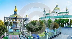 The courtyard of Pochayiv Lavra