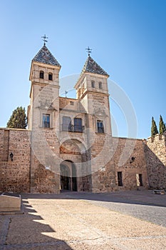 Courtyard of Puerta de Bisagra Nueva Gate - Toledo, Spain photo