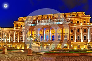 Courtyard of the Royal Palace in Budapest.