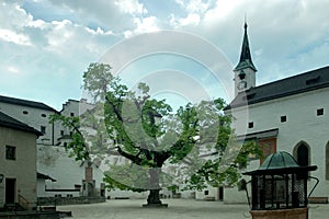 Courtyard of Salzburg Castle