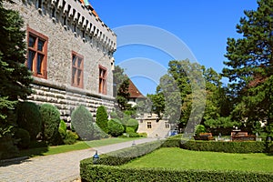 Courtyard of Smolenice castle, Slovakia