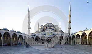 Courtyard of Sultan Ahmed Mosque