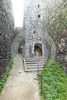 Courtyard of Trosky Castle